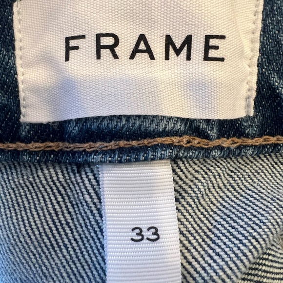 NWT Frame Le Original Mix Cloud Jeans in Aviation - Size 33 - Picture 9 of 9